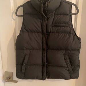 Womens JCREW size small grey puffer Vest